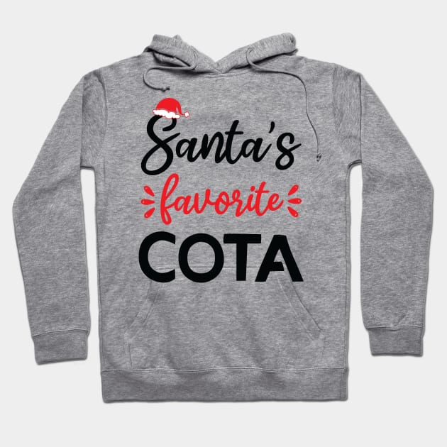 santa's favorite cota Hoodie by teestaan